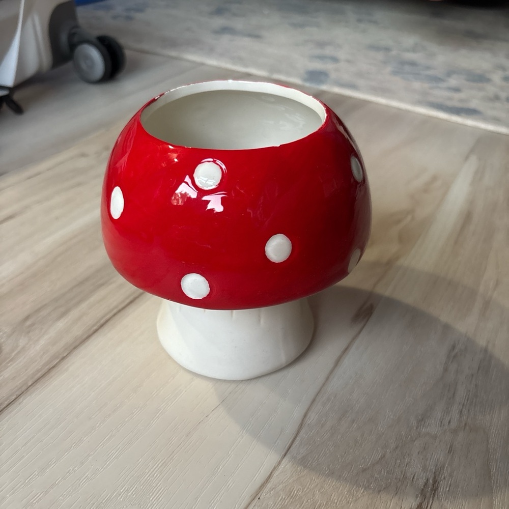 Red and White Mushroom Decor